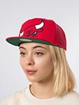 Бейсболка MITCHELL NESS арт. HS10521-CBURED1 Chicago Bulls NBA (красный)